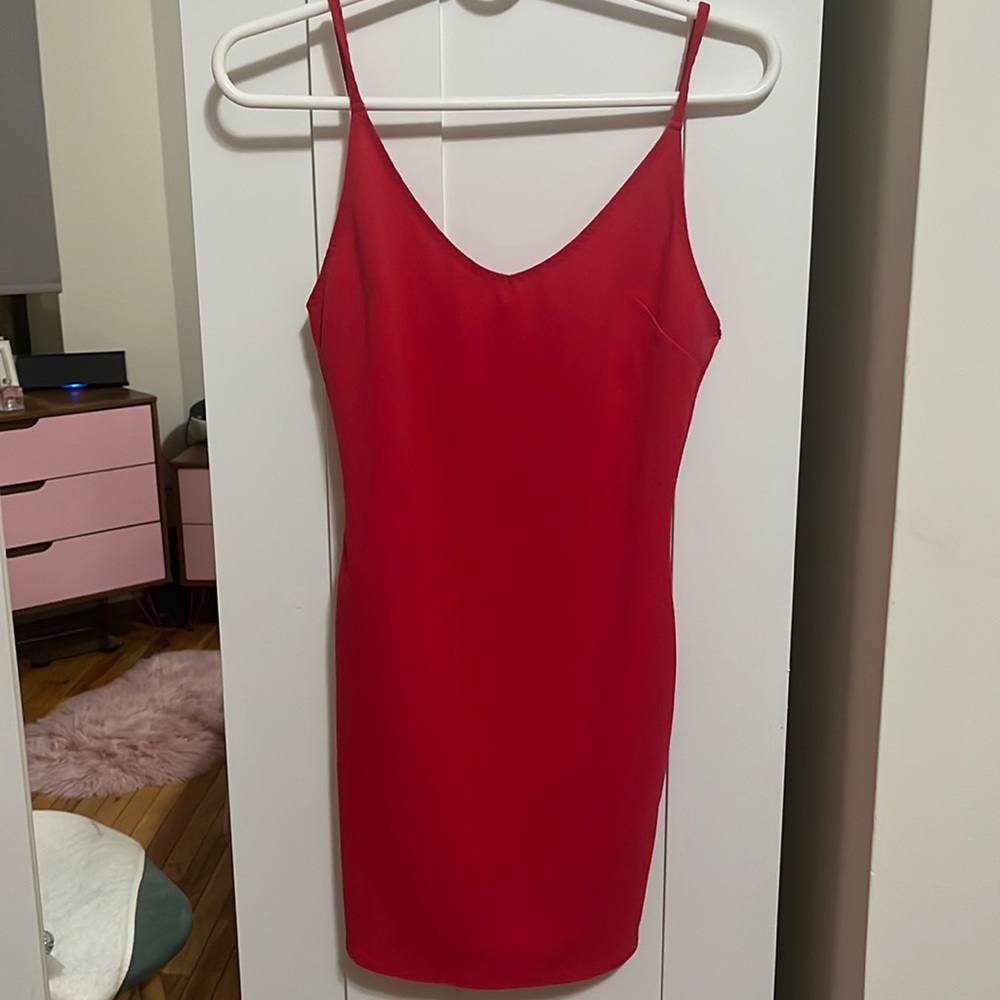 Mini dress red